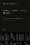 John Milton at St. Paul'S School
