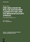Der geologische Bau die nutzbaren Lagerstätten und die Bergwirtschaft Afrikas, Teil 1, Nordafrika