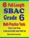 6 Full-Length SBAC Grade 6 Math Practice Tests