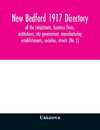 New Bedford 1917 directory