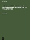 International Handbook of Universities, Vol. 9, International Handbook of Universities (1983)