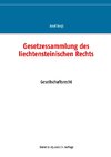Gesetzessammlung des liechtensteinischen Rechts