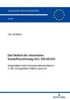 Das Verbot der monetären Staatsfinanzierung  (Art. 123 AEUV )