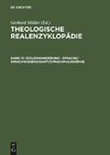 Theologische Realenzyklopädie, Band 31, Seelenwanderung - Sprache/Sprachwissenschaft/Sprachphilosophie
