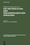 Die Erforschung der indogermanischen Sprachen, Band 5, Lfg. 4, Etruskisch