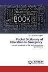 Pocket Dictionary of Education in Emergency