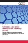 Extracción de iones metálicos de cobalto y níquel