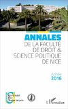 Annales de la faculté de Droit et Science politique de Nice
