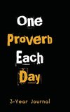 One Proverb Each Day Journal