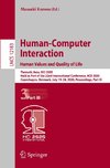 Human-Computer Interaction. Human Values and Quality of Life