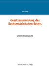 Gesetzessammlung des liechtensteinischen Rechts