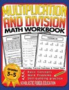 Multiplication and Division Math Workbook for 3rd 4th 5th Grades