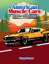 American Muscle Cars Coloring Book For Kids