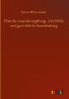 Über die Arsenikvergiftung - ihre Hülfe und gerichtliche Ausmittelung