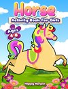 Horse Activity Book For Girls Ages 4-8