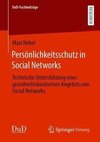 Persönlichkeitsschutz in Social Networks