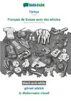 BABADADA black-and-white, Türkçe - Français de Suisse avec des articles, görsel sözlük - le dictionnaire visuel