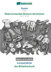 BABADADA black-and-white, Suomi - Österreichisches Deutsch mit Artikeln, kuvasanakirja - das Bildwörterbuch