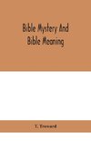 Bible mystery and Bible meaning
