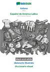 BABADADA black-and-white, italiano - Español de América Latina, dizionario illustrato - diccionario visual
