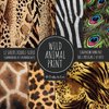 Wild Animal Print Scrapbook Paper Pad 8x8 Scrapbooking Kit for Papercrafts, Cardmaking, Printmaking, DIY Crafts, Nature Themed, Designs, Borders, Backgrounds, Patterns