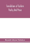 Translations of Eastern poetry and prose