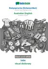 BABADADA black-and-white, Babysprache (Scherzartikel) - Australian English, baba - visual dictionary