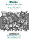 BABADADA black-and-white, Nederlands met lidwoorden - Deutsch mit Artikeln, het beeldwoordenboek - das Bildwörterbuch