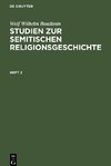 Studien zur semitischen Religionsgeschichte, Heft 2, Studien zur semitischen Religionsgeschichte Heft 2