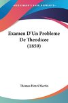 Examen D'Un Probleme De Theodicee (1859)