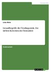 Grundbegriffe der Textlinguistik. Die sieben Kriterien der Textualität