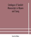 Catalogue Of Sanskrit Manuscripts In Mysore And Coorg