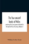 The Four Ancient Books Of Wales