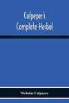 Culpeper'S Complete Herbal
