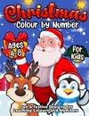 Christmas Colour By Number For Kids Ages 4-8