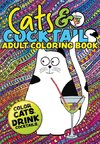 Cats & Cocktails Adult Coloring Book