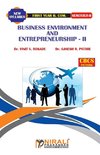 BUSINESS ENVIRONMENT AND ENTREPRENEURSHIP -- II