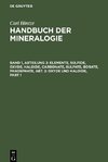 Handbuch der Mineralogie, Band 1, Abteilung 2, Elemente, Sulfide, Oxyde, Haloide, Carbonate, Sulfate, Borate, Phaosphate, Abt. 2: Oxyde und Haloide