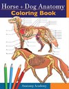Horse + Dog Anatomy Coloring Book