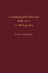Commonwealth Elections, 1945-1970