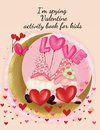 I'm spying Valentine activity book for kids