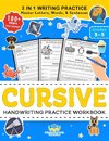 Cursive Handwriting Practice Workbook for 3rd 4th 5th Graders