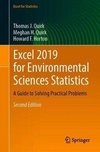 Excel 2019 for Environmental Sciences Statistics