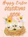 Happy Easter Coloring Book.Stunning Mandala Eggs Coloring Book for Teens and Adults, Have Fun While Celebrating Easter with Easter Eggs.