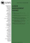 Junior Management Science, Volume 5, Issue 4, December 2020
