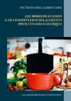 Dictionnaire des modes de cuisson et de conservation des aliments pour l'ulcère gastrique