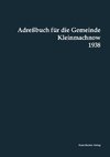 Adreßbuch für die Gemeinde Kleinmachnow,  Kreis Teltow, 1938