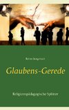 Glaubens-Gerede