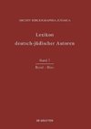 Lexikon deutsch-jüdischer Autoren, Band 2, Bend - Bins