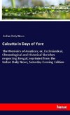 Calcutta in Days of Yore